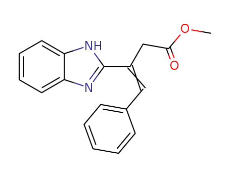 3-(1H-benzimidazole-2)3-benzylidene propanoic acid methylester