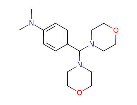 Molecular Structure of 53189-75-6 (p-dimethylaminophenyl-N,N-dimorpholinomethane)