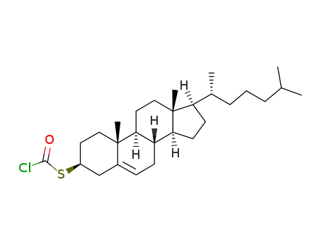 Molecular Structure of 102148-31-2 (3β-chlorocarbonylmercaptocholest-5-ene)