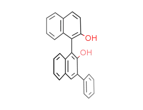 Molecular Structure of 767330-47-2 ([1,1'-Binaphthalene]-2,2'-diol, 3-phenyl-, (1S)-)