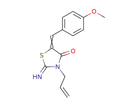 3-Allyl-2-imino-5-[1-(4-methoxy-phenyl)-meth-(E)-ylidene]-thiazolidin-4-one