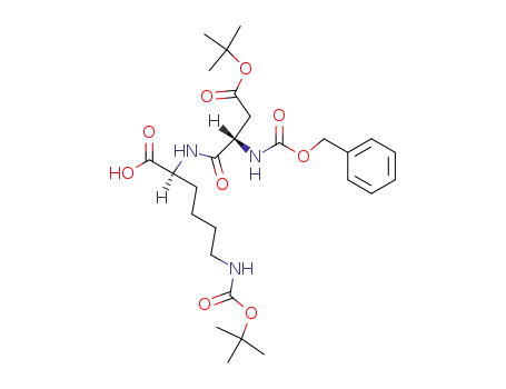 (S)-2-((S)-2-Benzyloxycarbonylamino-3-tert-butoxycarbonyl-propionylamino)-6-tert-butoxycarbonylamino-hexanoic acid