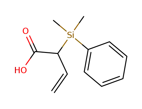 2-(dimethylphenylsilyl)-3-butenoic acid