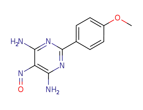 2-(4-methoxy-phenyl)-5-nitroso-pyrimidine-4,6-diamine