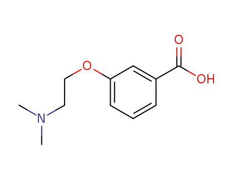 Molecular Structure of 210304-58-8 (3-[2-(dimethylamino)ethoxy]benzoic acid)