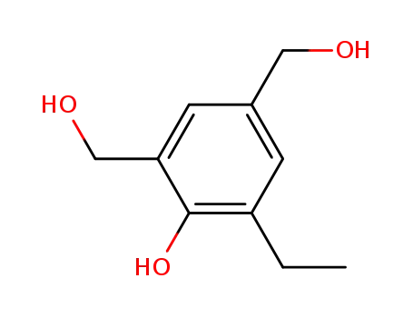 Molecular Structure of 68658-13-9 (2-ethyl-4,6-bis-hydroxymethyl-phenol)