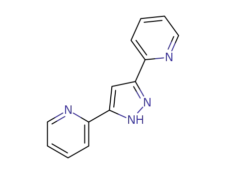 Molecular Structure of 129485-83-2 (3,5-DI(2-PYRIDYL)PYRAZOLE)