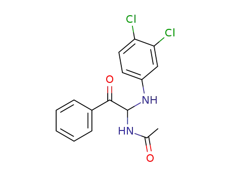 3,4-dichloro-N-(α-acetamidophenacyl)aniline