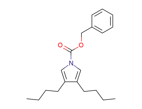 1H-Pyrrole-1-carboxylic acid, 3,4-dibutyl-, phenylmethyl ester
