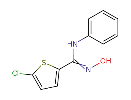 N-phenyl-5-chlorothophene-2-carboxamidoxime