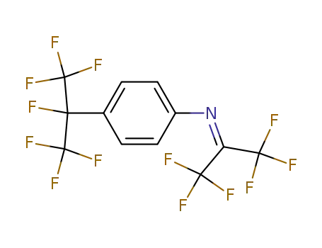 4-iso-C<sub>3</sub>F<sub>7</sub>C<sub>6</sub>H<sub>4</sub>CN(CF<sub>3</sub>)2