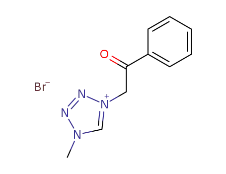 1-methyl-4-phenacyltetrazonium bromide