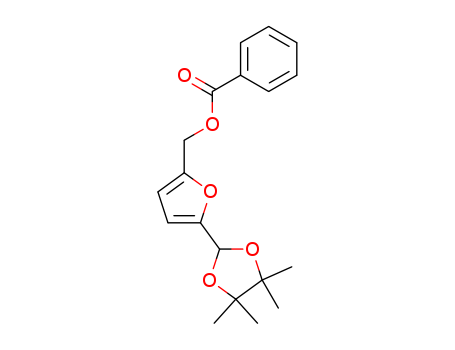 2-Furanmethanol, 5-(4,4,5,5-tetramethyl-1,3-dioxolan-2-yl)-, benzoate