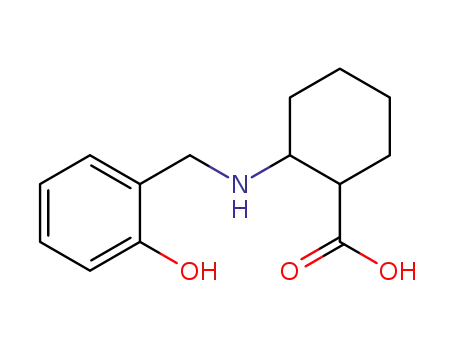 Molecular Structure of 929602-80-2 (2-[(2-hydroxy-benzyl)amino]cyclohexane-1-carboxylic acid)