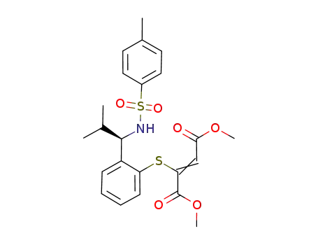 2-{2-[2-methyl-1-(toluene-4-sulfonylamino)-propyl]-phenylsulfanyl}-but-2-en-dioic acid dimethyl ester