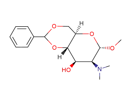 methyl 4,6-O-benzylidene-2-deoxy-2-N-dimethylamino-α-D-altropyranoside