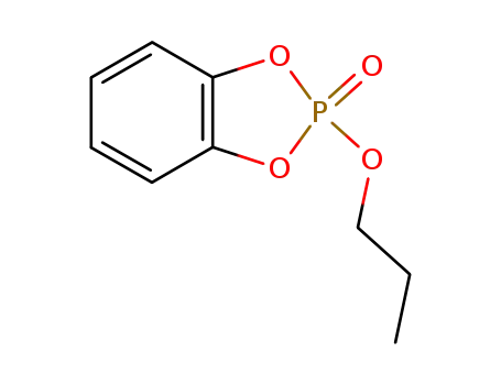 Molecular Structure of 10508-77-7 (1,3,2-Benzodioxaphosphole, 2-propoxy-, 2-oxide)