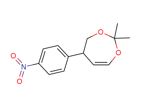 2,2-Dimethyl-5-(4-nitro-phenyl)-4,5-dihydro-[1,3]dioxepine