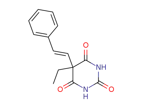 2,4,6(1H,3H,5H)-Pyrimidinetrione, 5-ethyl-5-(2-phenylethenyl)-, (E)-