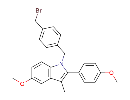 1-(4-Bromomethyl-benzyl)-5-methoxy-2-(4-methoxy-phenyl)-3-methyl-1H-indole