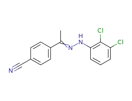 Benzonitrile, 4-[1-[(2,3-dichlorophenyl)hydrazono]ethyl]-