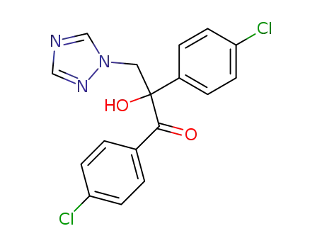 1-Propanone, 1,2-bis(4-chlorophenyl)-2-hydroxy-3-(1H-1,2,4-triazol-1-yl)-