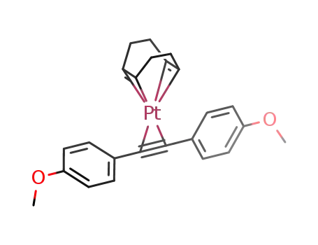 [(1,5-cyclooctadiene)Pt(1,2-bis(4-methoxyphenyl)ethyne)]