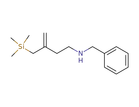 Molecular Structure of 109105-83-1 (Benzyl-(3-trimethylsilanylmethyl-but-3-enyl)-amine)