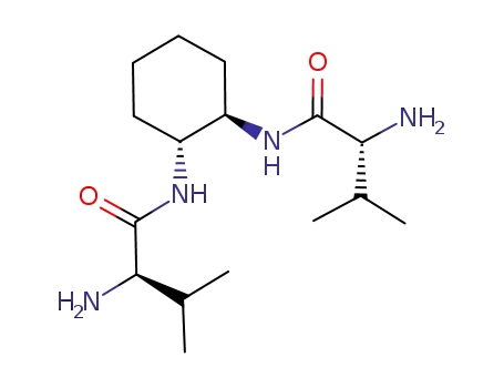 Molecular Structure of 870193-05-8 (Butanamide, N,N'-(1R,2R)-1,2-cyclohexanediylbis[2-amino-3-methyl-,
(2R,2'R)-)