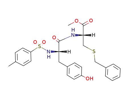 (R)-3-Benzylsulfanyl-2-[(S)-3-(4-hydroxy-phenyl)-2-(toluene-4-sulfonylamino)-propionylamino]-propionic acid methyl ester