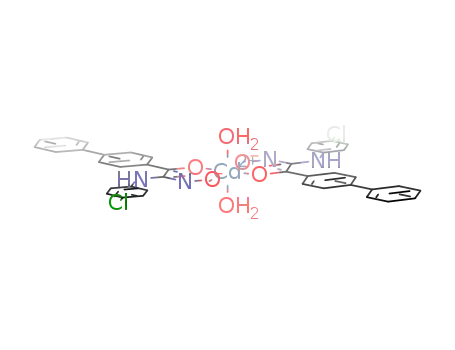 Cd(H<sub>2</sub>O)2(4-(4-chlorophenylaminoisonitrosoacetyl)biphenyl(-1H))2