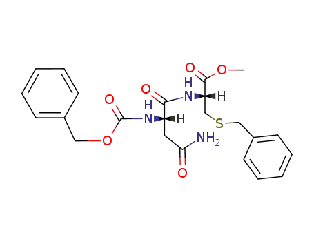 methyl N~2~-[(benzyloxy)carbonyl]asparaginyl-S-benzylcysteinate