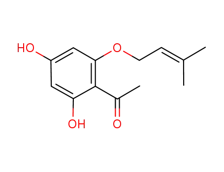 1-(2,4-dihydroxy-6-((3-methylbut-2-en-1-yl)oxy)phenyl)ethan-1-one