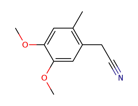 4,5-dimethoxy-2-methylbenzyl cyanide