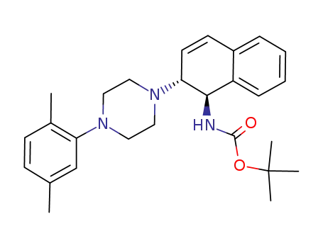 (1R,2R)-{2-[4-(2,5-dimethyl-phenyl)-piperazin-1-yl]-1,2-dihydro-naphthalen-1-yl}-carbamic acid tert-butyl ester