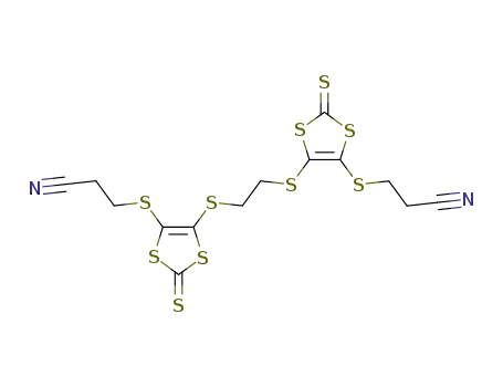 3-(5-{2-[5-(2-cyanoethylsulfanyl)-2-thioxo-1,3-dithiol-4-yl-sulfanyl]ethylsulfanyl}-2-thioxo-1,3-dithiol-4-ylsulfanyl)propionitrile