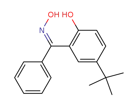 Methanone, 1-[5-(1,1-dimethylethyl)-2-hydroxyphenyl]phenyl-, oxime,
(Z)-