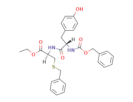 N-Carbobenzoxytyrosyl-S-benzylcysteine ethyl ester