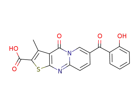 7-(2-hydroxybenzoyl)-3-methyl-4-oxo-4H-pyrido[1,2-a]thieno[2,3-d]pyrimidine-2-carboxylic acid