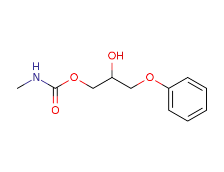 Methyl-carbamic acid 2-hydroxy-3-phenoxy-propyl ester