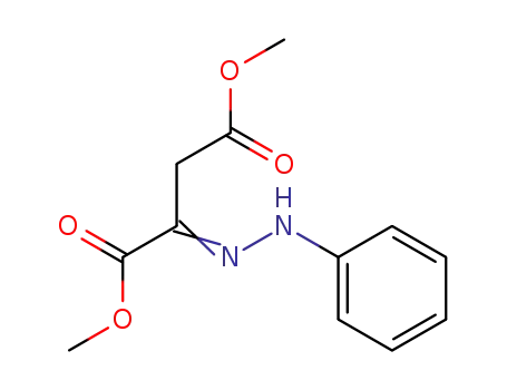 Molecular Structure of 22158-22-1 (Butanedioic acid, (phenylhydrazono)-, dimethyl ester)