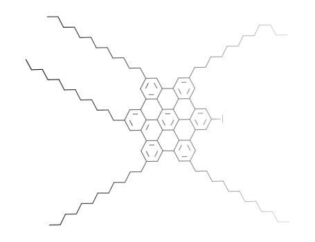 2-iodo-5,8,11,14,17-pentadodecylhexa-peri-hexabenzocoronene