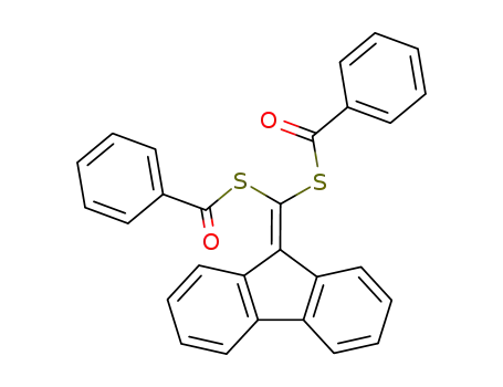 9-<Bis-benzoylmercapto-methylen>-fluoren
