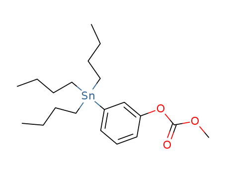 Carbonic acid, methyl 3-(tributylstannyl)phenyl ester