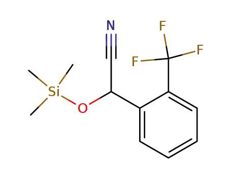 2-(2-trifluoromethylphenyl)-2-trimethylsiloxyethanenitrile