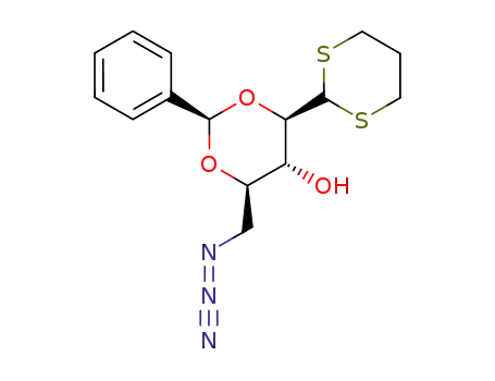 (2R,4R,5R,6R)-4-azidomethyl-6-(1,3-dithian-2-yl)-2-phenyl-1,3-dioxan-5-ol