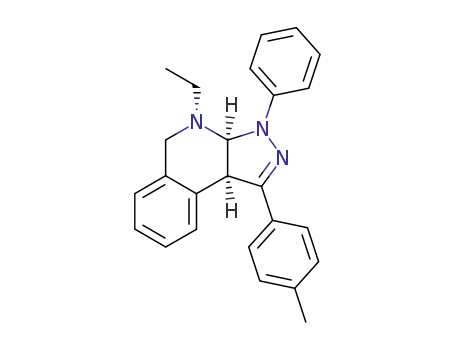 (3aS,4S,9bS)-4-Ethyl-3-phenyl-1-p-tolyl-3a,4,5,9b-tetrahydro-3H-pyrazolo[3,4-c]isoquinoline