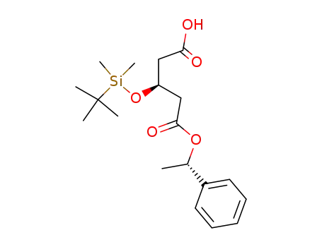 (S)-3-(tert-Butyl-dimethyl-silanyloxy)-pentanedioic acid mono-((S)-1-phenyl-ethyl) ester