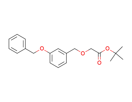 t-butyl 4-<3-(benzyloxy)phenyl>-3-oxabutanoate