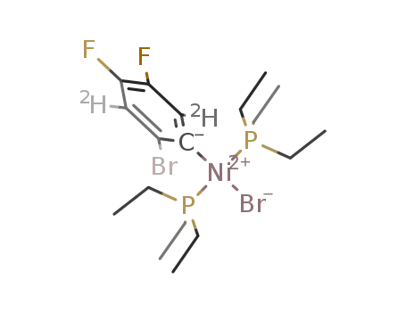 NiBr(2-Br-4,5-F<sub>2</sub>C<sub>6</sub>D<sub>2</sub>)(PEt<sub>3</sub>)2